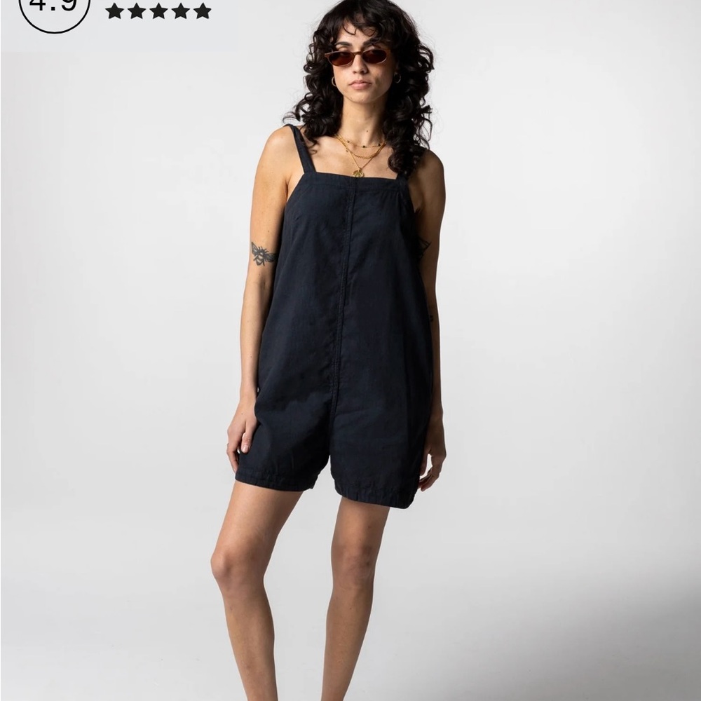 Finisterre Black Sleeveless Jumpsuit